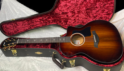 NEW! Taylor 224ce-K DLX Grand Auditorium Acoustic-Electric Guitar - Tobacco - 4.65lbs - Authorized Dealer - G06213