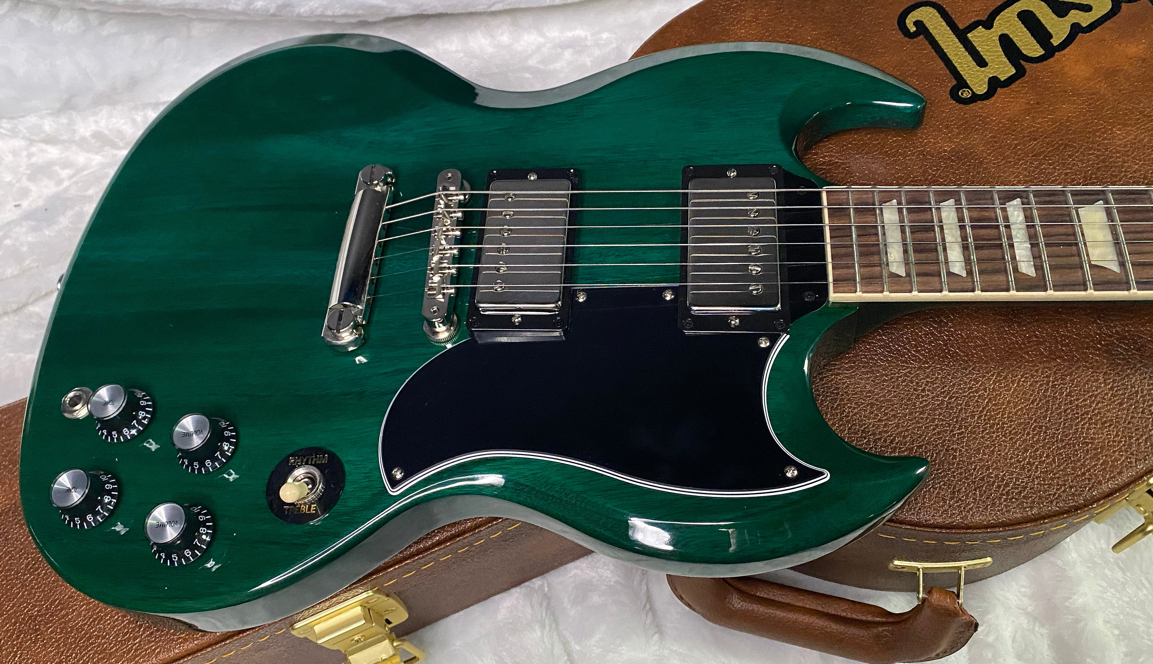 NEW! Gibson SG Standard '61 Stoptail - Translucent Teal - 6.6 lbs - Authorized Dealer - G07408