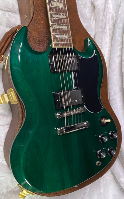NEW! Gibson SG Standard '61 Stoptail - Translucent Teal - 6.6 lbs - Authorized Dealer - G07408