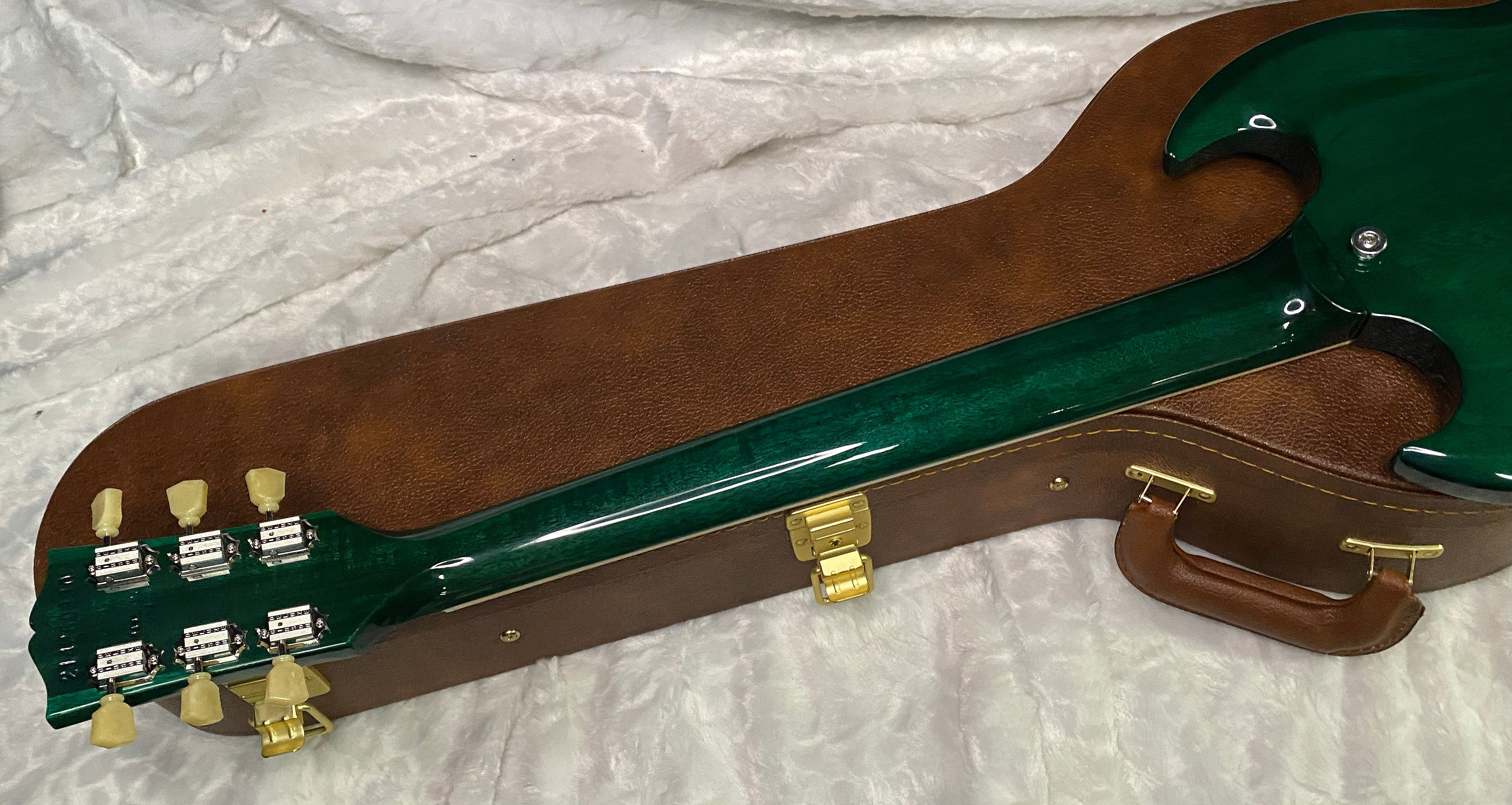 NEW! Gibson SG Standard '61 Stoptail - Translucent Teal - 6.6 lbs - Authorized Dealer - G07408