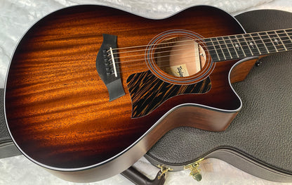 NEW! Taylor 322ce V-Class Grand Concert Acoustic-Electric Guitar - Tobacco - Authorized Dealer - 4.4lbs G06285