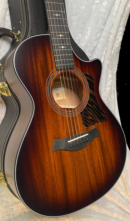 NEW! Taylor 322ce V-Class Grand Concert Acoustic-Electric Guitar - Tobacco - Authorized Dealer - 4.4lbs G06285