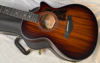 NEW! Taylor 322ce V-Class Grand Concert Acoustic-Electric Guitar - Tobacco - Authorized Dealer - 4.4lbs G06285