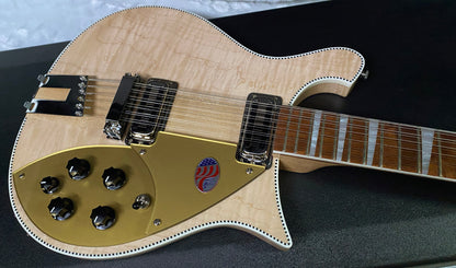 NEW! Rickenbacker 660/12 Maple Glo MG - Only 7.65 lbs - Authorized Dealer - G07428