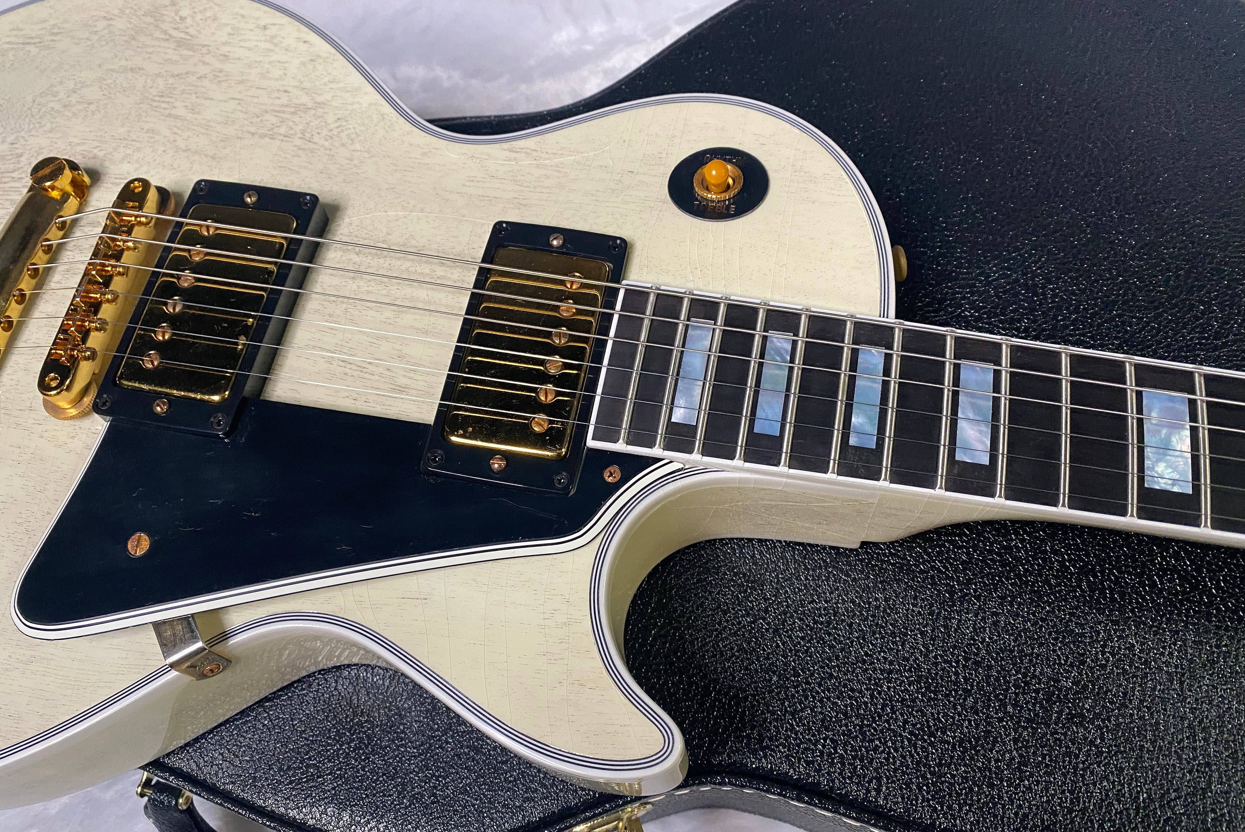 NEW! Gibson Les Paul Custom 1957 Reissue Murphy Lab Ultra Light Aged - Custom Ordered in TV White - Custom Shop - 9.4 lbs - Authorized Dealer - G06785