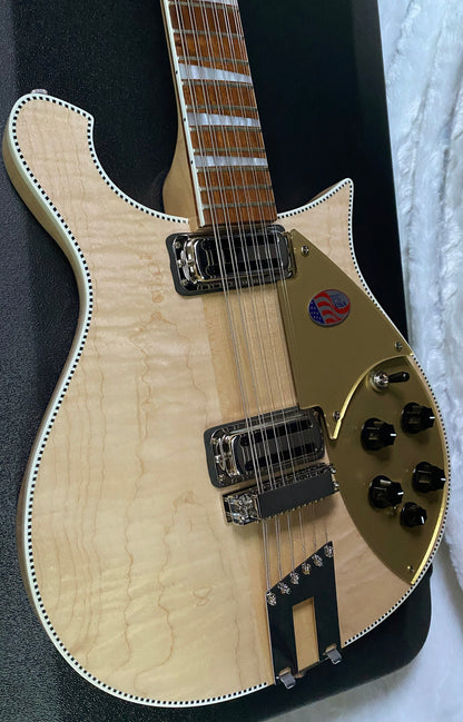 NEW! Rickenbacker 660/12 Maple Glo MG - Only 7.65 lbs - Authorized Dealer - G07428