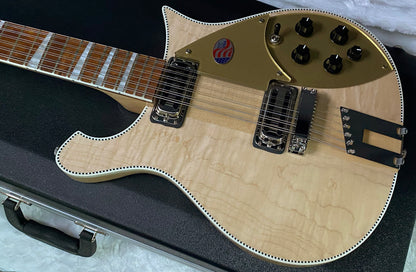 NEW! Rickenbacker 660/12 Maple Glo MG - Only 7.65 lbs - Authorized Dealer - G07428