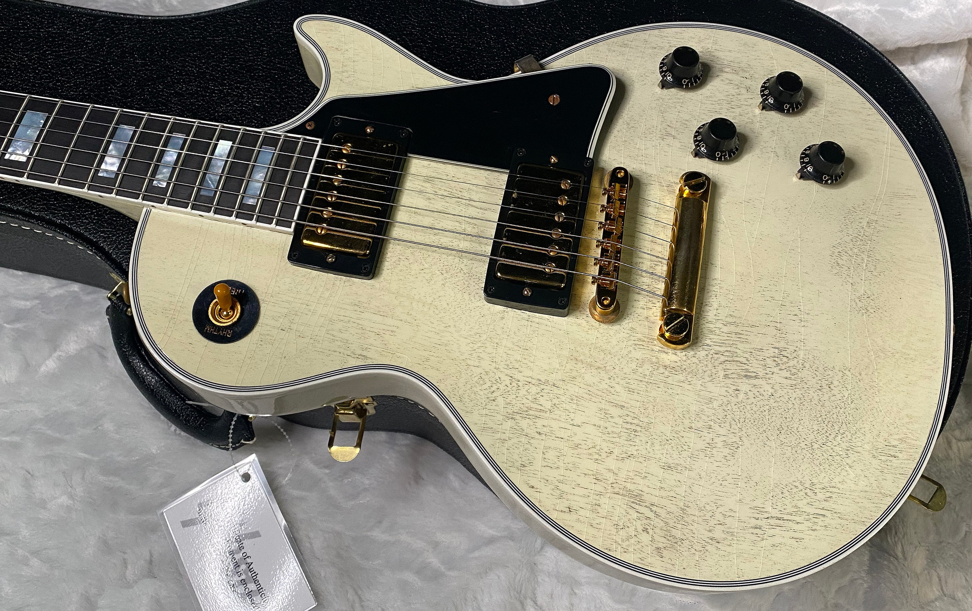 NEW! Gibson Les Paul Custom 1957 Reissue Murphy Lab Ultra Light Aged - Custom Ordered in TV White - Custom Shop - 9.4 lbs - Authorized Dealer - G06785