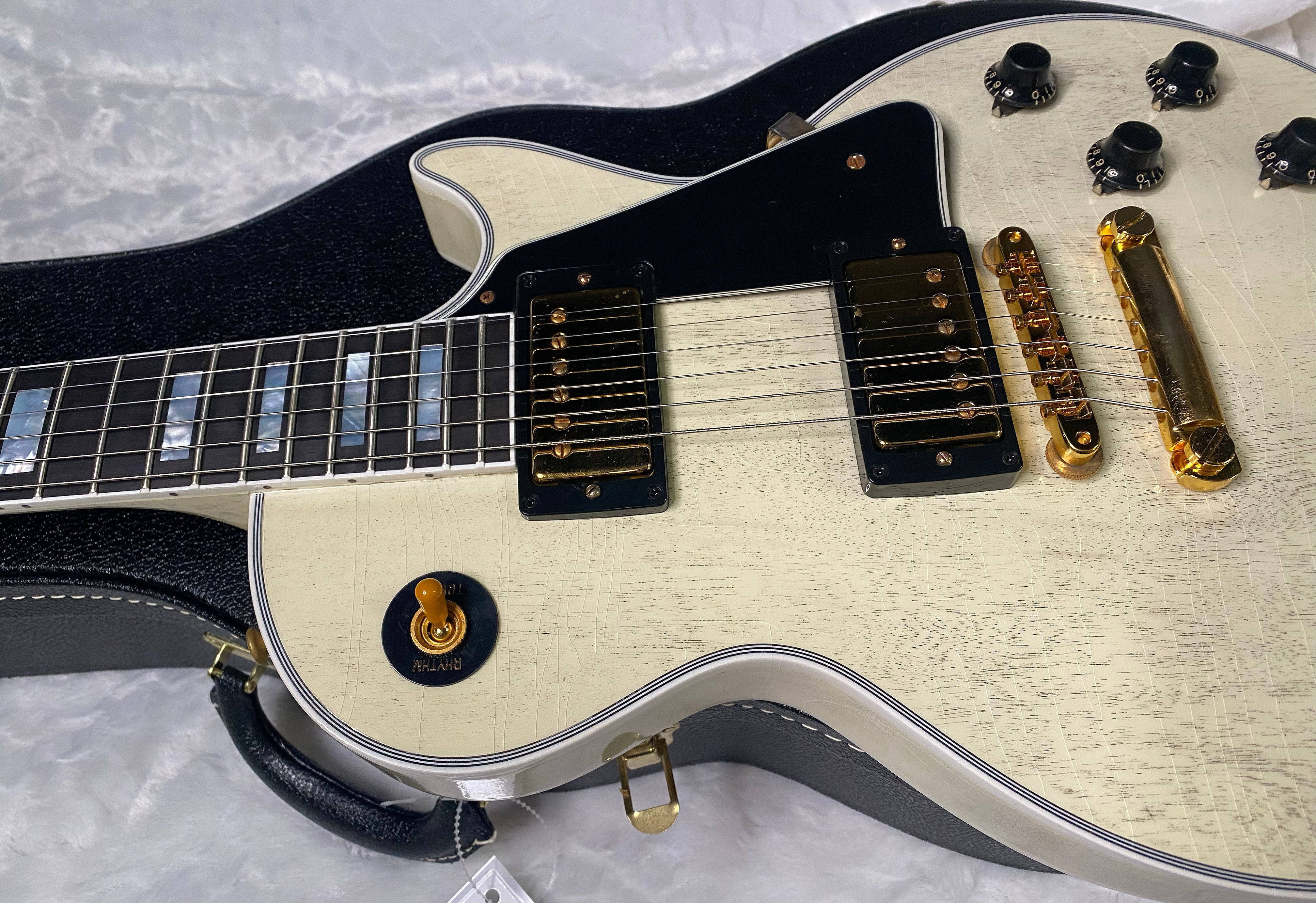 NEW! Gibson Les Paul Custom 1957 Reissue Murphy Lab Ultra Light Aged - Custom Ordered in TV White - Custom Shop - 9.4 lbs - Authorized Dealer - G06785