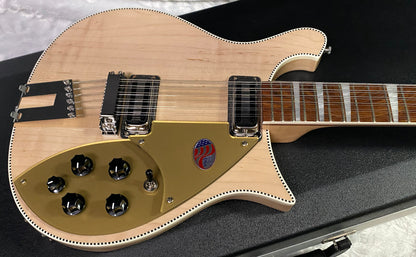 NEW! Rickenbacker 660/12 Maple Glo MG - Only 7.3 lbs - Authorized Dealer - G07429