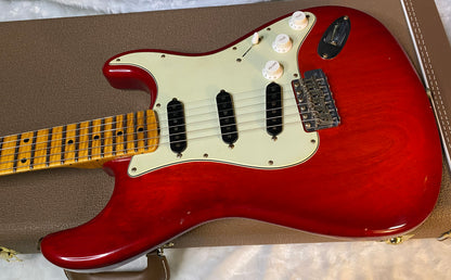 NEW Fender Custom Shop ' 62 Stratocaster Bizarre Guitar Exclusive Flamethrower - Journeyman Relic - Super Limited Edition - Transparent Red Burst - AAAA Flamed Maple Neck - 7.9 lbs - Authorized Dealer - G05945