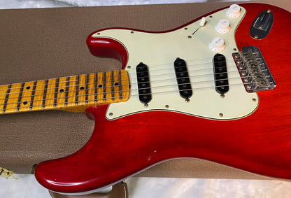 NEW Fender Custom Shop ' 62 Stratocaster Bizarre Guitar Exclusive Flamethrower - Journeyman Relic - Super Limited Edition - Transparent Red Burst - AAAA Flamed Maple Neck - 7.9 lbs - Authorized Dealer - G05945