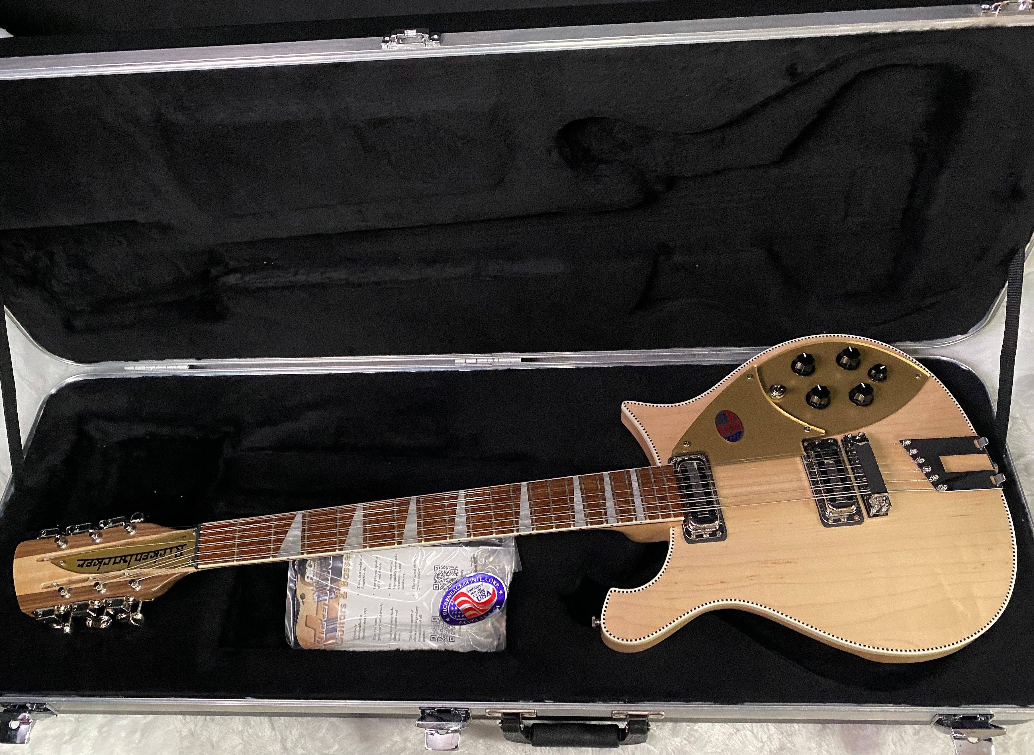 NEW! Rickenbacker 660/12 Maple Glo MG - Only 7.3 lbs - Authorized Dealer - G07429
