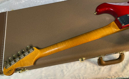 NEW Fender Custom Shop ' 62 Stratocaster Bizarre Guitar Exclusive Flamethrower - Journeyman Relic - Super Limited Edition - Transparent Red Burst - AAAA Flamed Maple Neck - 7.9 lbs - Authorized Dealer - G05945