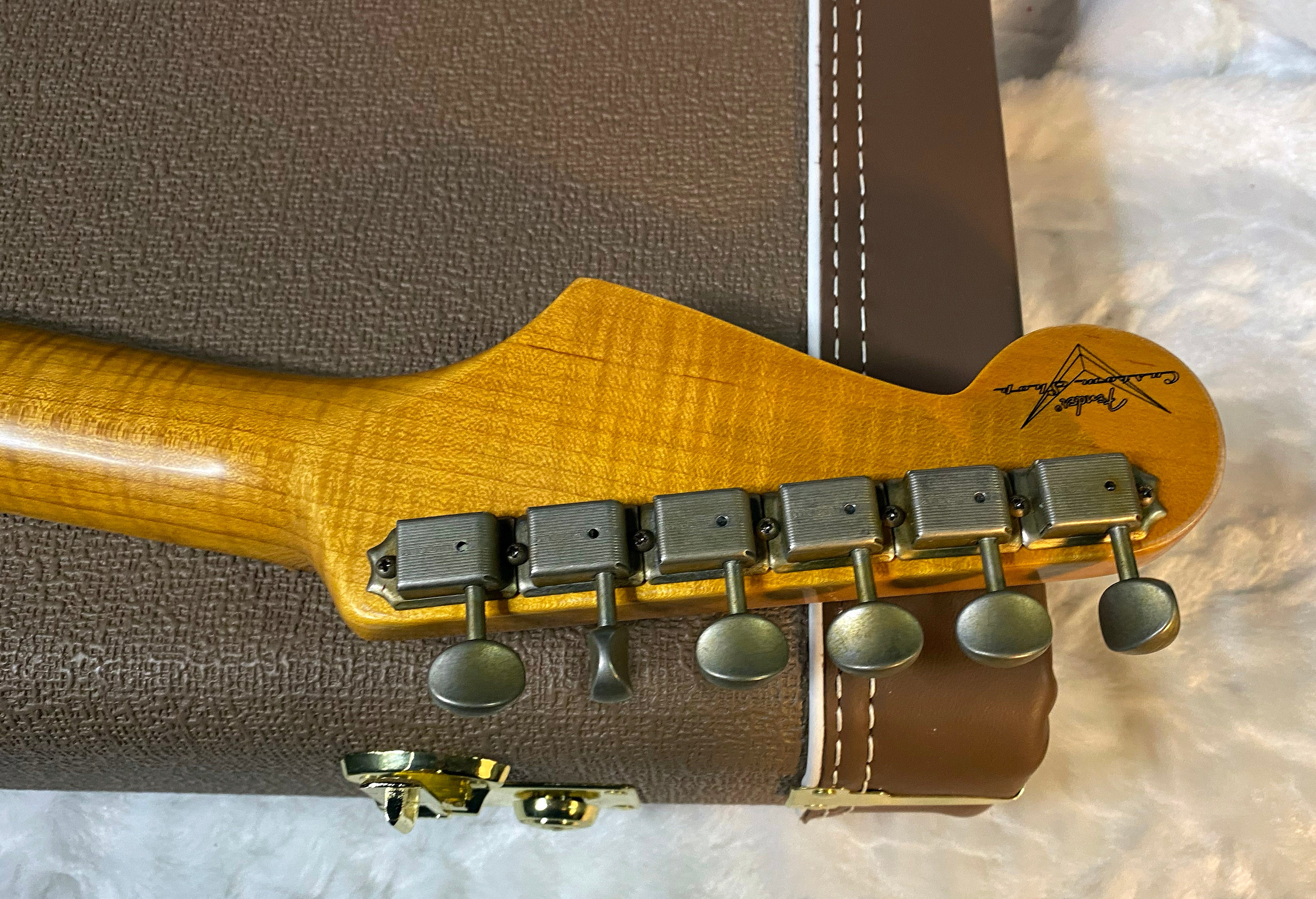 NEW Fender Custom Shop ' 62 Stratocaster Bizarre Guitar Exclusive Flamethrower - Journeyman Relic - Super Limited Edition - Transparent Red Burst - AAAA Flamed Maple Neck - 7.9 lbs - Authorized Dealer - G05945