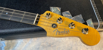 NEW! Fender Artisan Koa Precision Bass NOS - Ebony Fingerboard Natural Koa Finish - Absolutely Beautiful - Flamed Maple Neck - Authorized Dealer - 9.65lbs - G06782