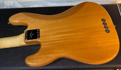 NEW! Fender Artisan Koa Precision Bass NOS - Ebony Fingerboard Natural Koa Finish - Absolutely Beautiful - Flamed Maple Neck - Authorized Dealer - 9.65lbs - G06782