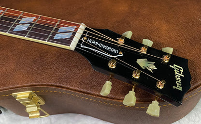 NEW ! Gibson Hummingbird Original - Antique Natural - Stunning Figured Spruce Top - WOW - 4.3 lbs - Acoustic Electric - Authorized Dealer - G07425