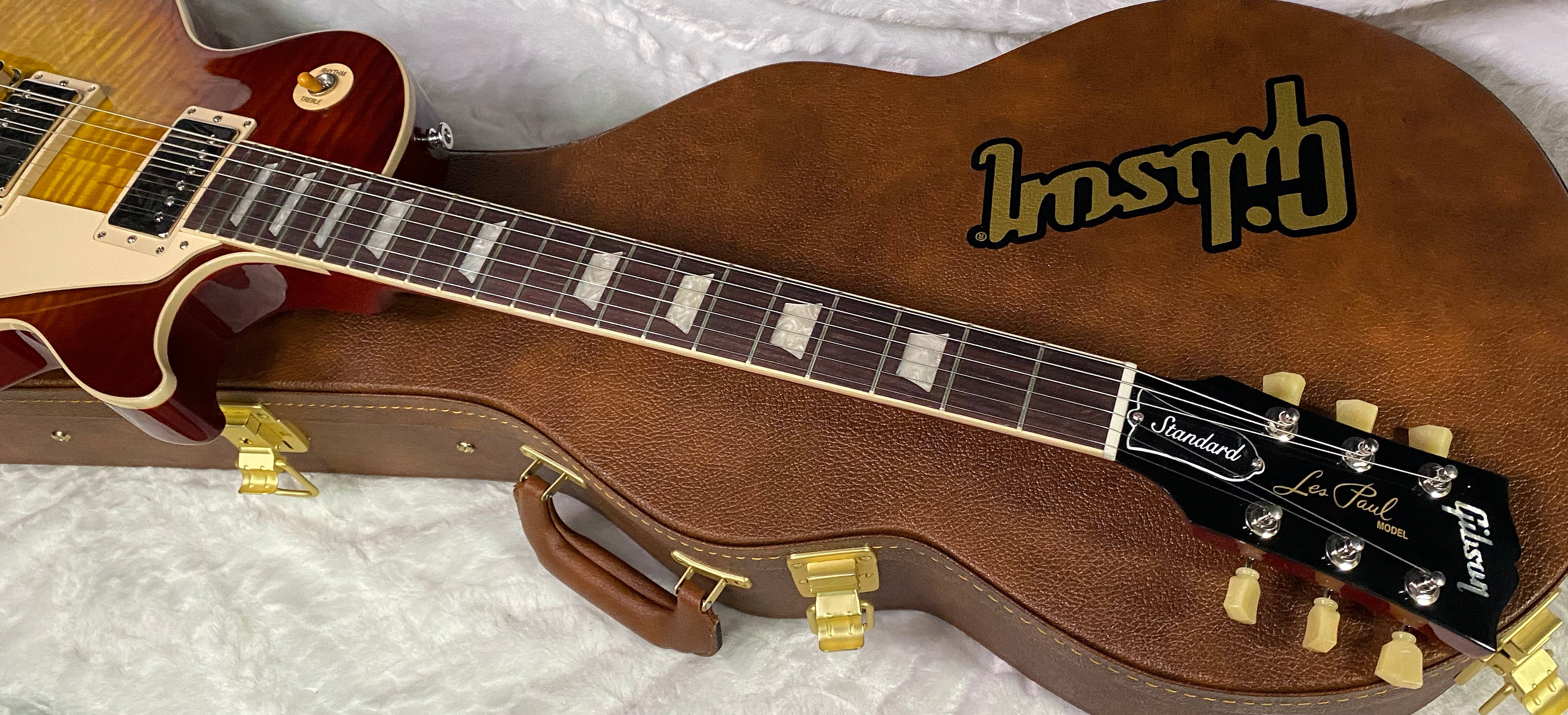NEW ! Gibson Les Paul Standard '50s - AAA Flame - Iced Tea - Only 8.9lbs - Monster Curly Flame Top - Authorized Dealer - G07432