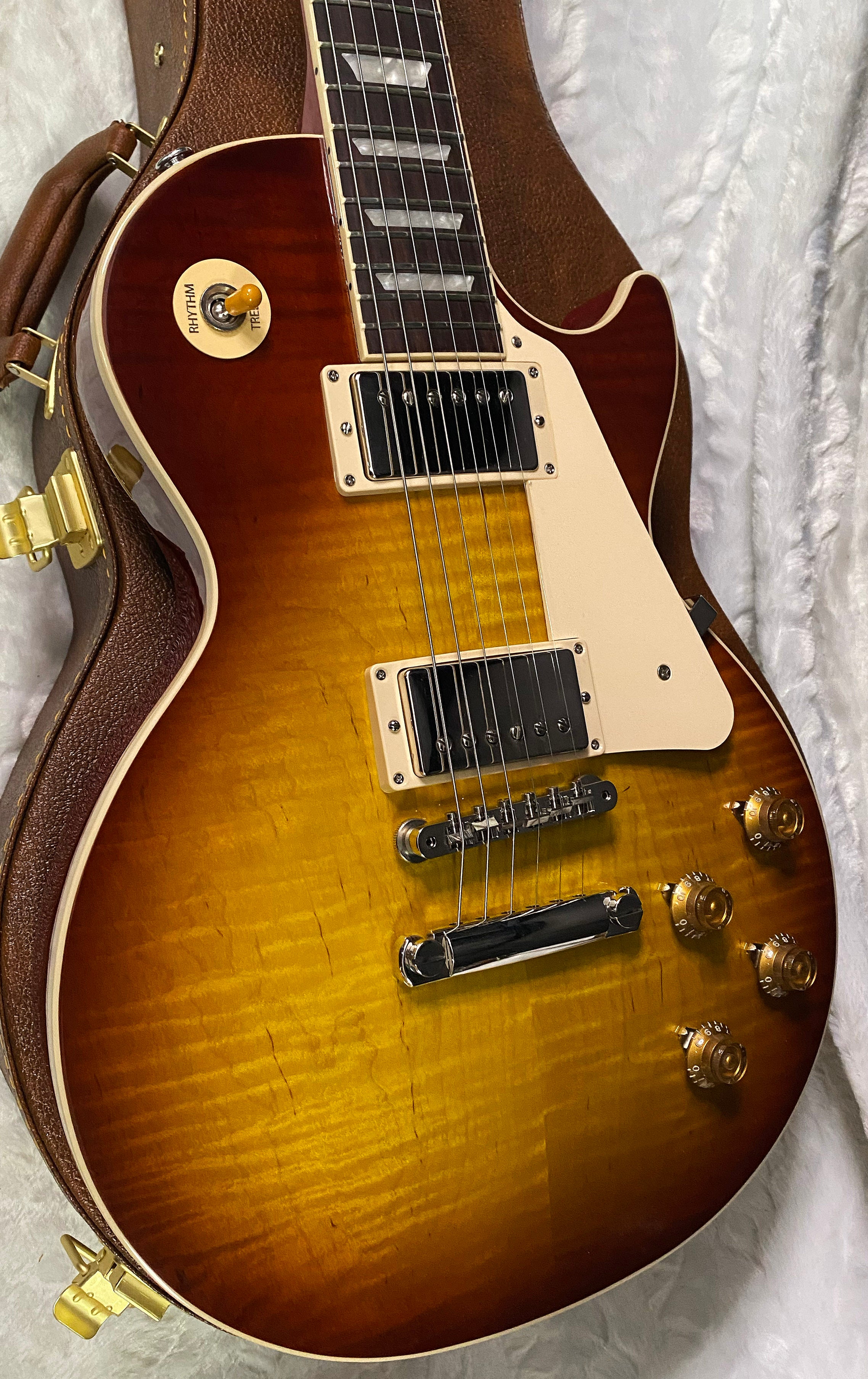 NEW ! Gibson Les Paul Standard '50s - AAA Flame - Iced Tea - Only 8.9lbs - Monster Curly Flame Top - Authorized Dealer - G07432