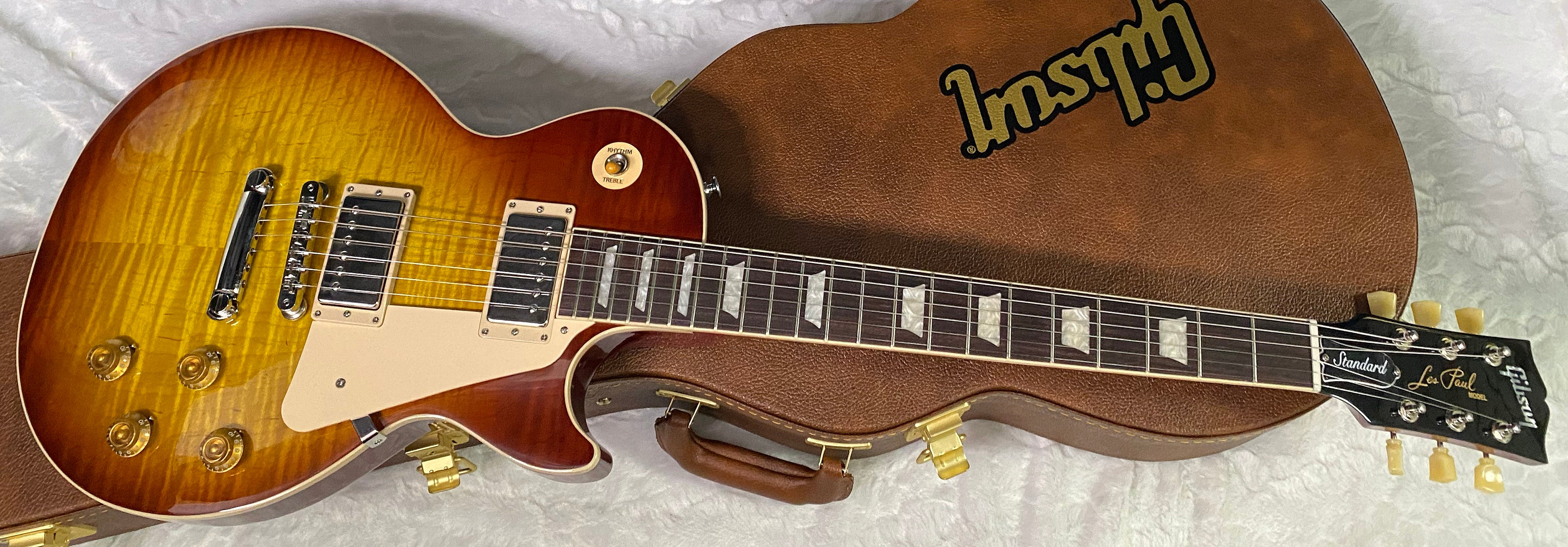 NEW ! Gibson Les Paul Standard '50s - AAA Flame - Iced Tea - Only 8.9lbs - Monster Curly Flame Top - Authorized Dealer - G07432