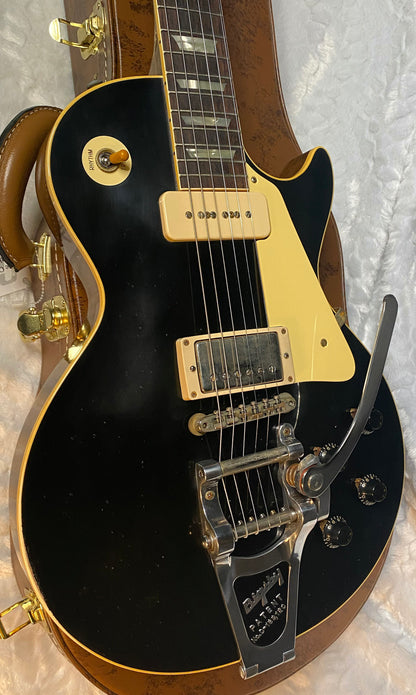 NEW ! Gibson Custom Dealer Select 1956 Les Paul Standard - Ebony, Murphy Lab Light Aged - Authorized Dealer - G05325