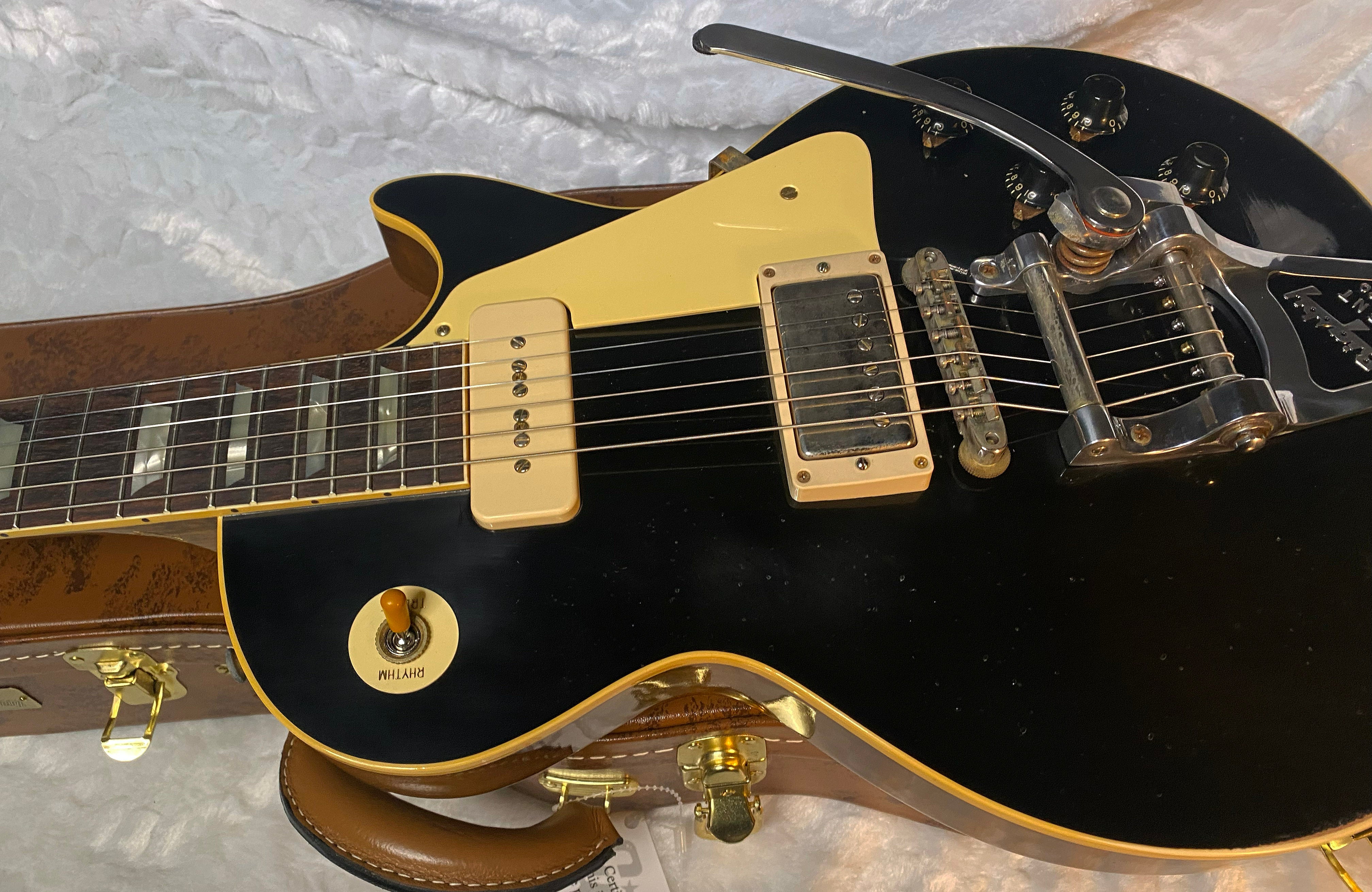 NEW ! Gibson Custom Dealer Select 1956 Les Paul Standard - Ebony, Murphy Lab Light Aged - Authorized Dealer - G05325