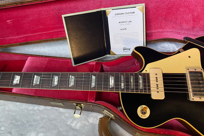 NEW ! Gibson Custom Dealer Select 1956 Les Paul Standard - Ebony, Murphy Lab Light Aged - Authorized Dealer - G05325