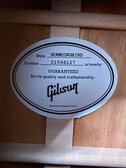 NEW ! Gibson Hummingbird Standard - Vintage Sunburst - Acoustic Electric - Authorized Dealer - 4.75lbs - G07416