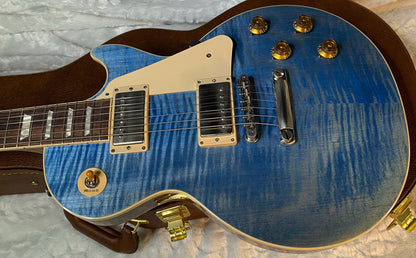 NEW ! Gibson Les Paul Standard '50s - Ocean Blue - Beautiful Flame Top - Authorized Dealer - 8.7 lbs - G05960