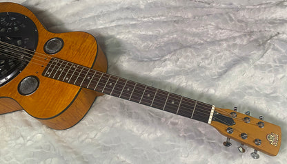 NEW! Epiphone Dobro Hound Dog Deluxe Roundneck Acoustic-Electric Resonator - Vintage Brown - 6.8lbs - Authorized Dealer - G07356