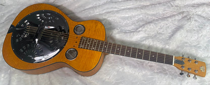 NEW! Epiphone Dobro Hound Dog Deluxe Roundneck Acoustic-Electric Resonator - Vintage Brown - 6.8lbs - Authorized Dealer - G07356
