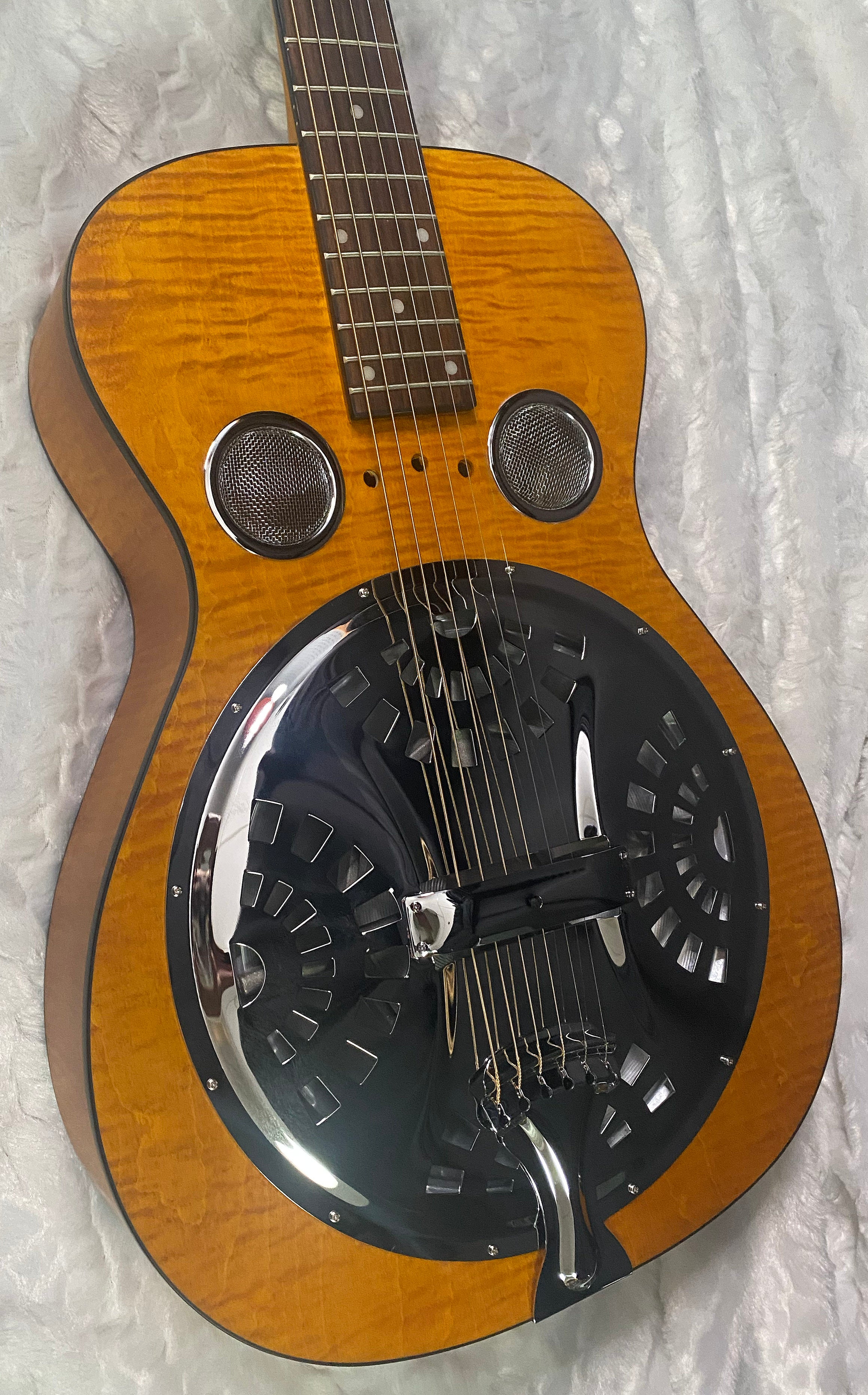 NEW! Epiphone Dobro Hound Dog Deluxe Roundneck Acoustic-Electric Resonator - Vintage Brown - 6.8lbs - Authorized Dealer - G07356