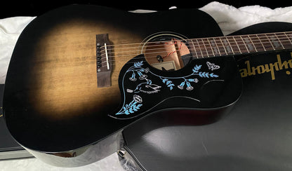 NEW! Epiphone Eric Church Hummingbird Dark Acoustic-Electric Guitar - Cobra Burst - Authorized Dealer - G07333