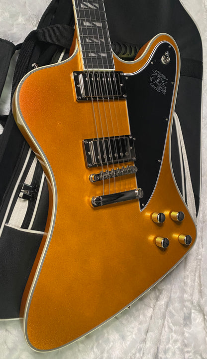 NEW! Epiphone Futura Firebird Custom - Firestorm Shift Finish - Deluxe Gig Bag - 8.2lbs - Authorized Dealer - G07326