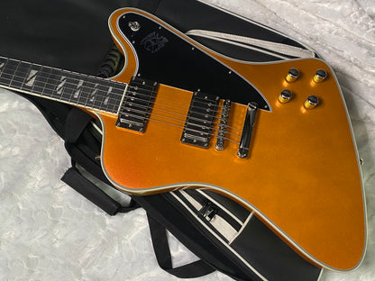 NEW! Epiphone Futura Firebird Custom - Firestorm Shift Finish - Deluxe Gig Bag - 8.2lbs - Authorized Dealer - G07326