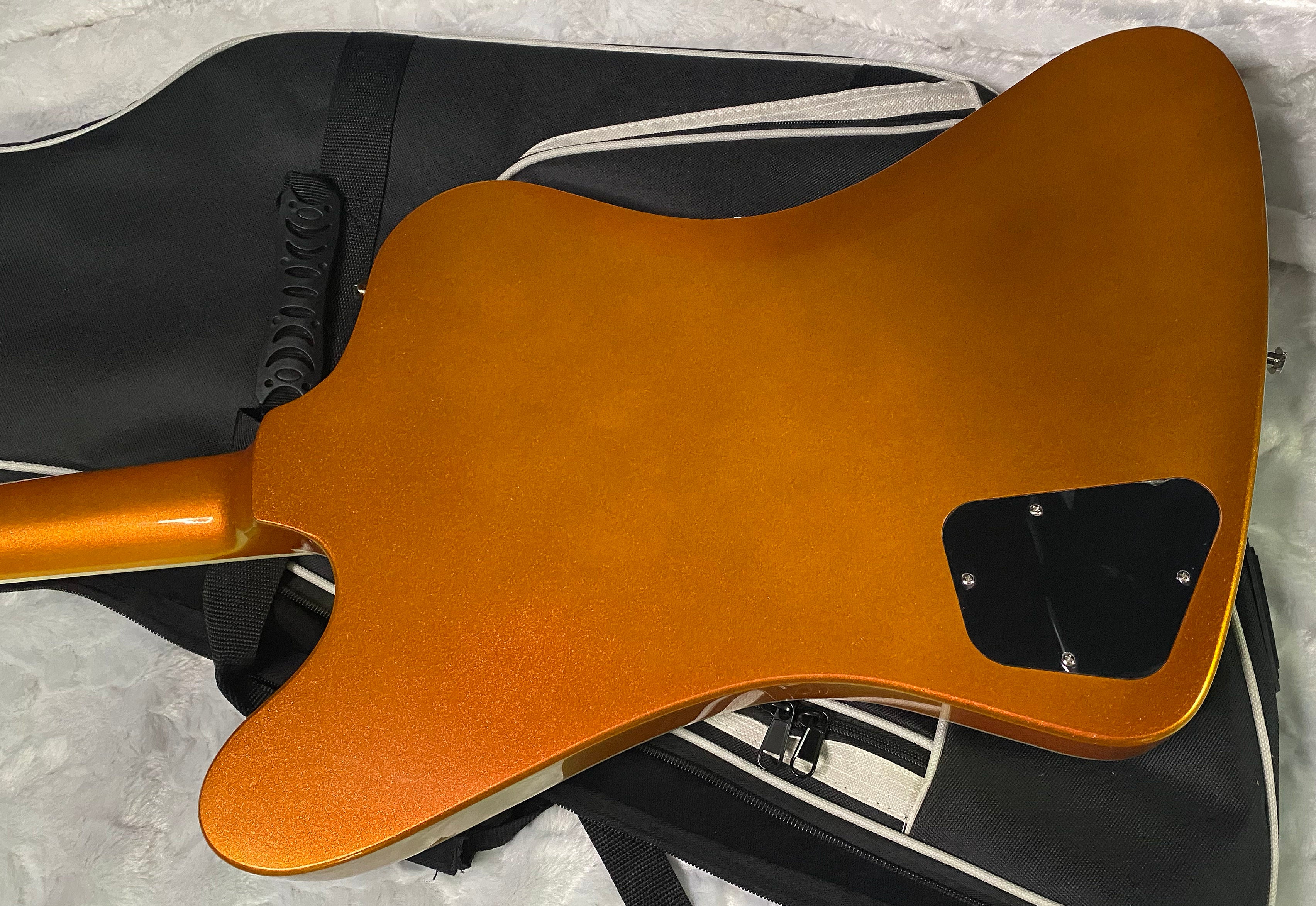 NEW! Epiphone Futura Firebird Custom - Firestorm Shift Finish - Deluxe Gig Bag - 8.2lbs - Authorized Dealer - G07326