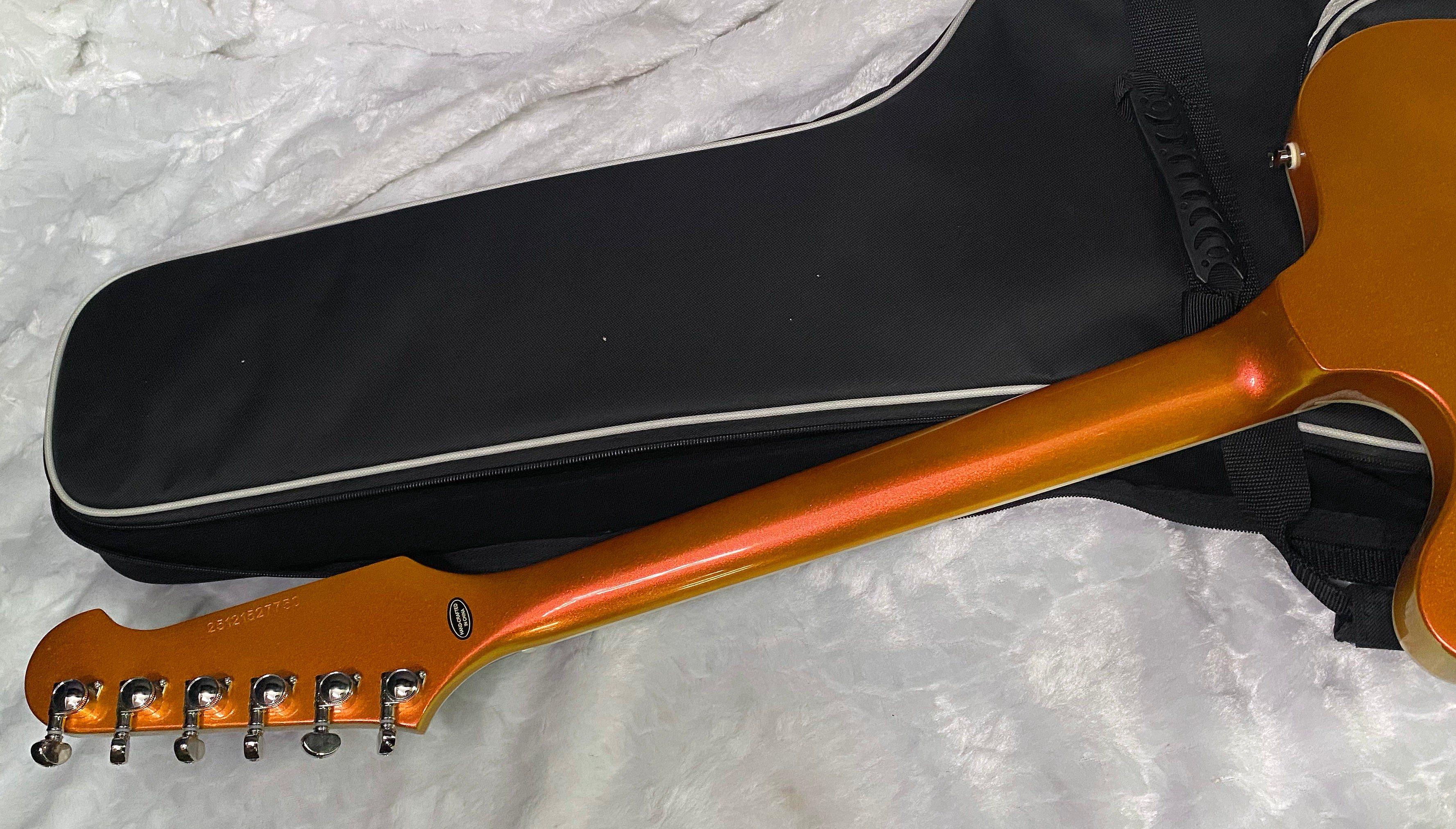NEW! Epiphone Futura Firebird Custom - Firestorm Shift Finish - Deluxe Gig Bag - 8.2lbs - Authorized Dealer - G07326