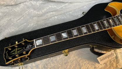 NEW! Gibson Dealer Select Custom Shop Les Paul Custom AAA Figured Flame Top - Antique Natural - Authorized Dealer - WOW! 8.9 lbs - G05981