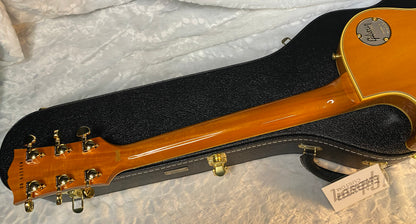 NEW! Gibson Dealer Select Custom Shop Les Paul Custom AAA Figured Flame Top - Antique Natural - Authorized Dealer - WOW! 8.9 lbs - G05981