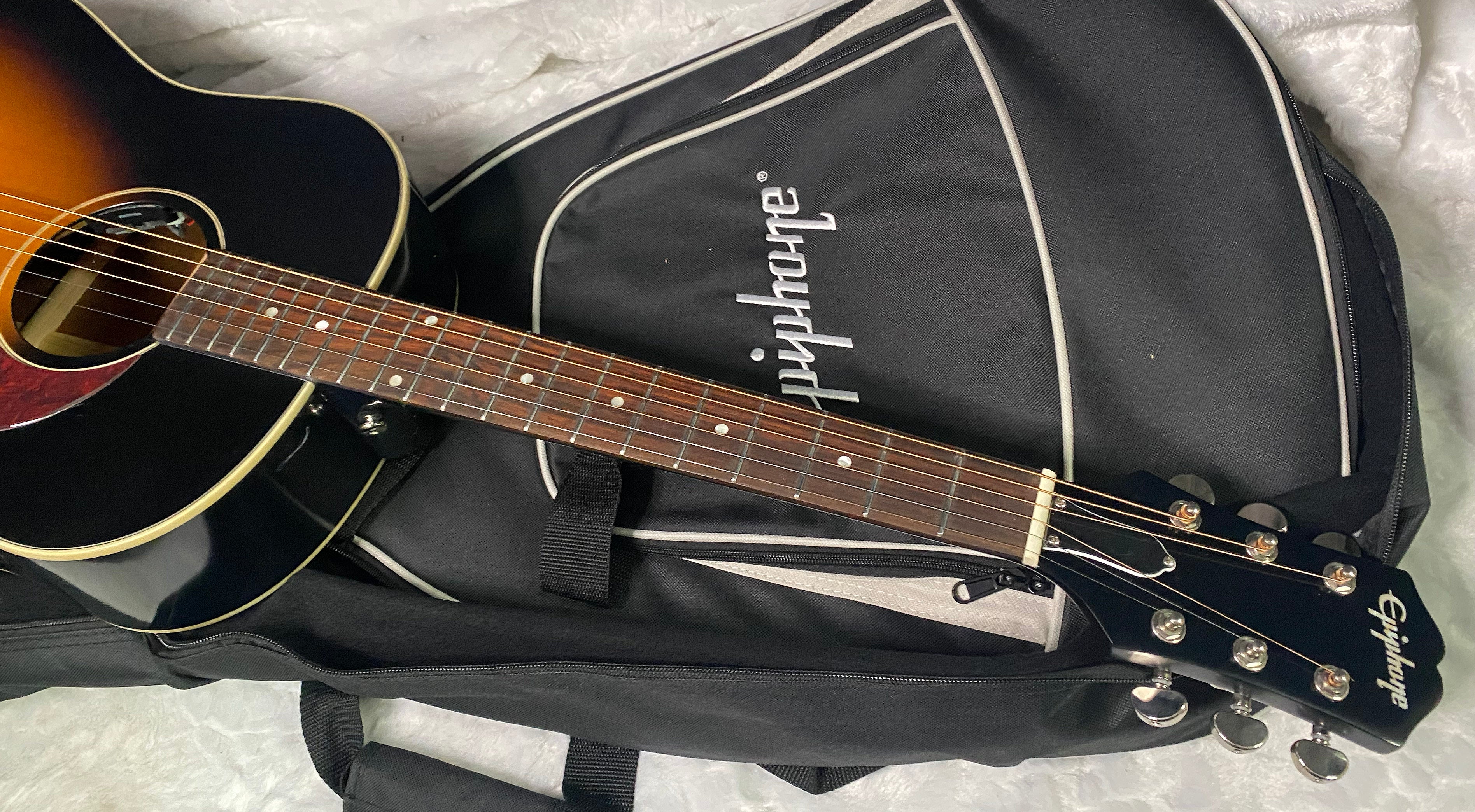 NEW! Epiphone Inspired by Gibson J-45 Standard Acoustic-Electric Guitar - Vintage Sunburst - Gig Bag - Authorized Dealer - G07327