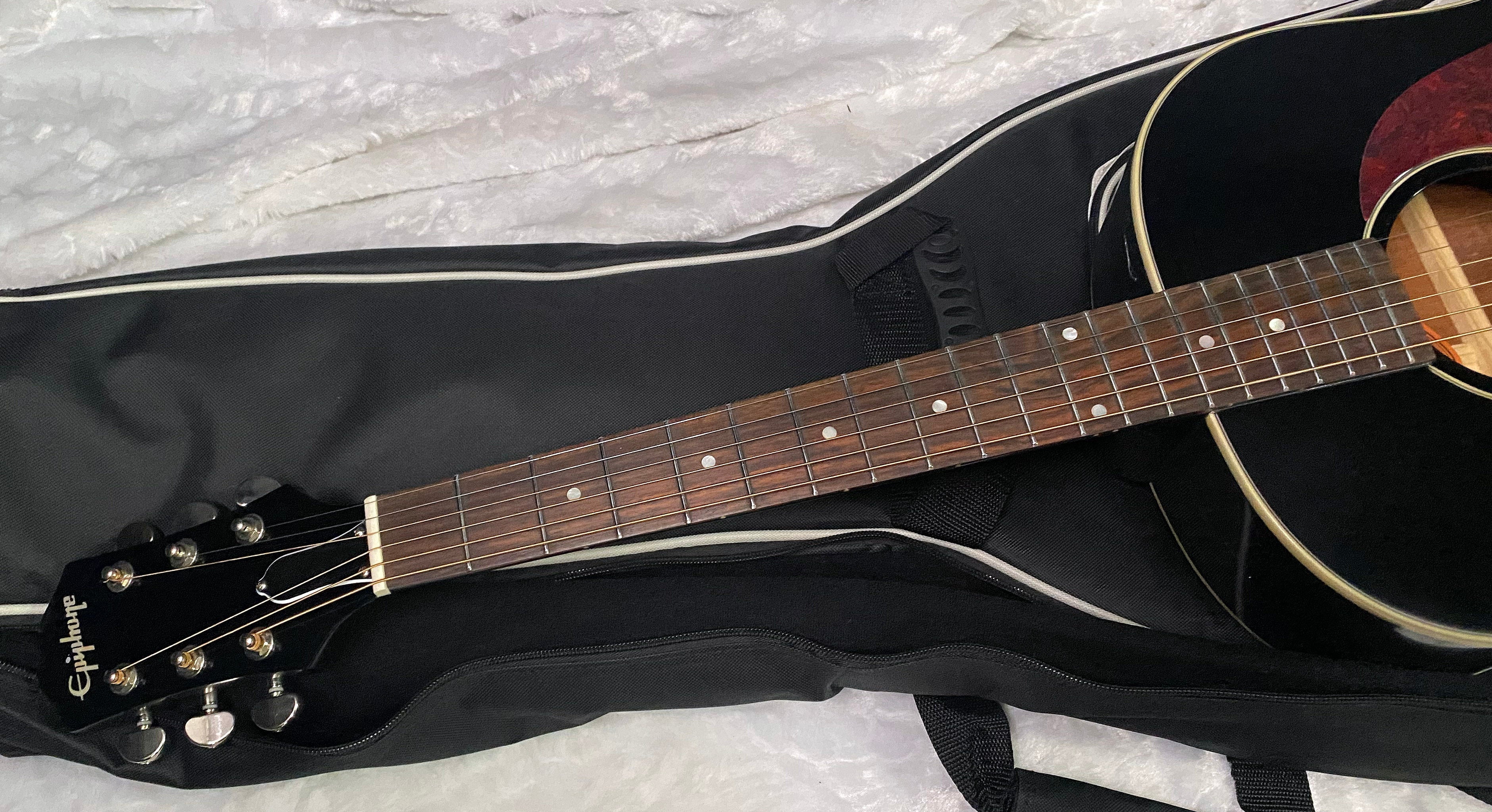 NEW! Epiphone Inspired by Gibson J-45 Standard Acoustic-Electric Guitar - Vintage Sunburst - Gig Bag - Authorized Dealer - G07327