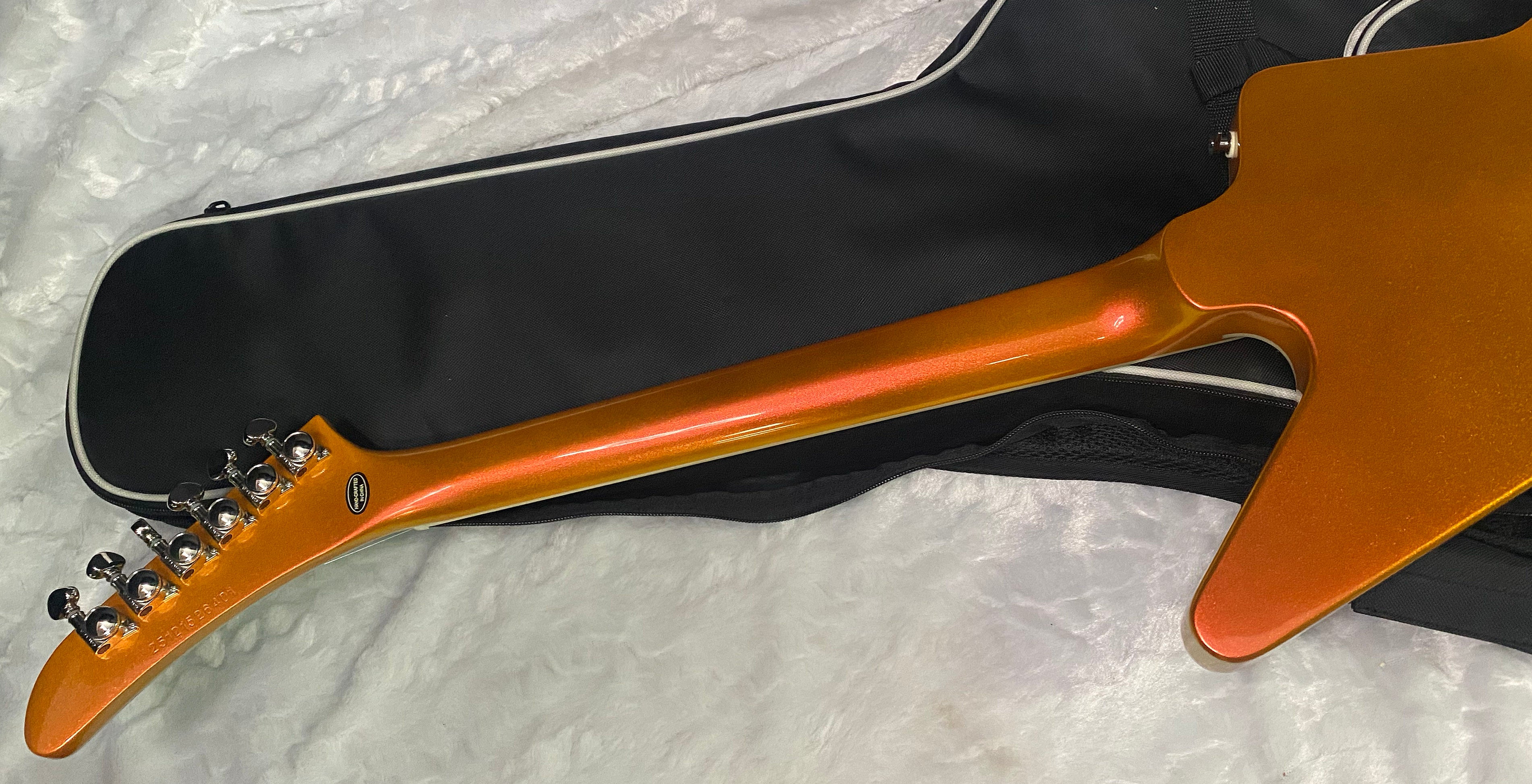 NEW! Epiphone Futura Explorer Custom - Firestorm Shift Finish - Deluxe Gig Bag - 9.2 lbs - Authorized Dealer - G07325