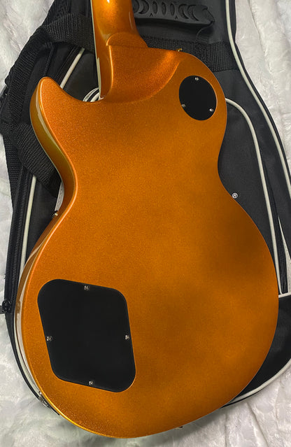 NEW! Epiphone Futura Les Paul Custom - Firestorm Shift Finish - Deluxe Gig Bag - 7.8 lbs - Authorized Dealer - G07328