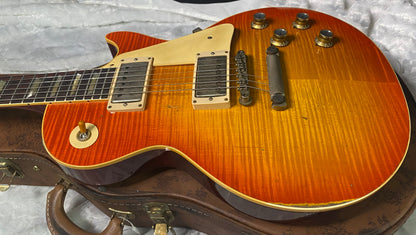 NEW! Gibson Custom 1960 Les Paul Standard Reissue - Tangerine Burst, Murphy Lab Heavy Aged - Only 8.1 lbs - Super Tight Monster Flame Top - Authorized Dealer - G07435