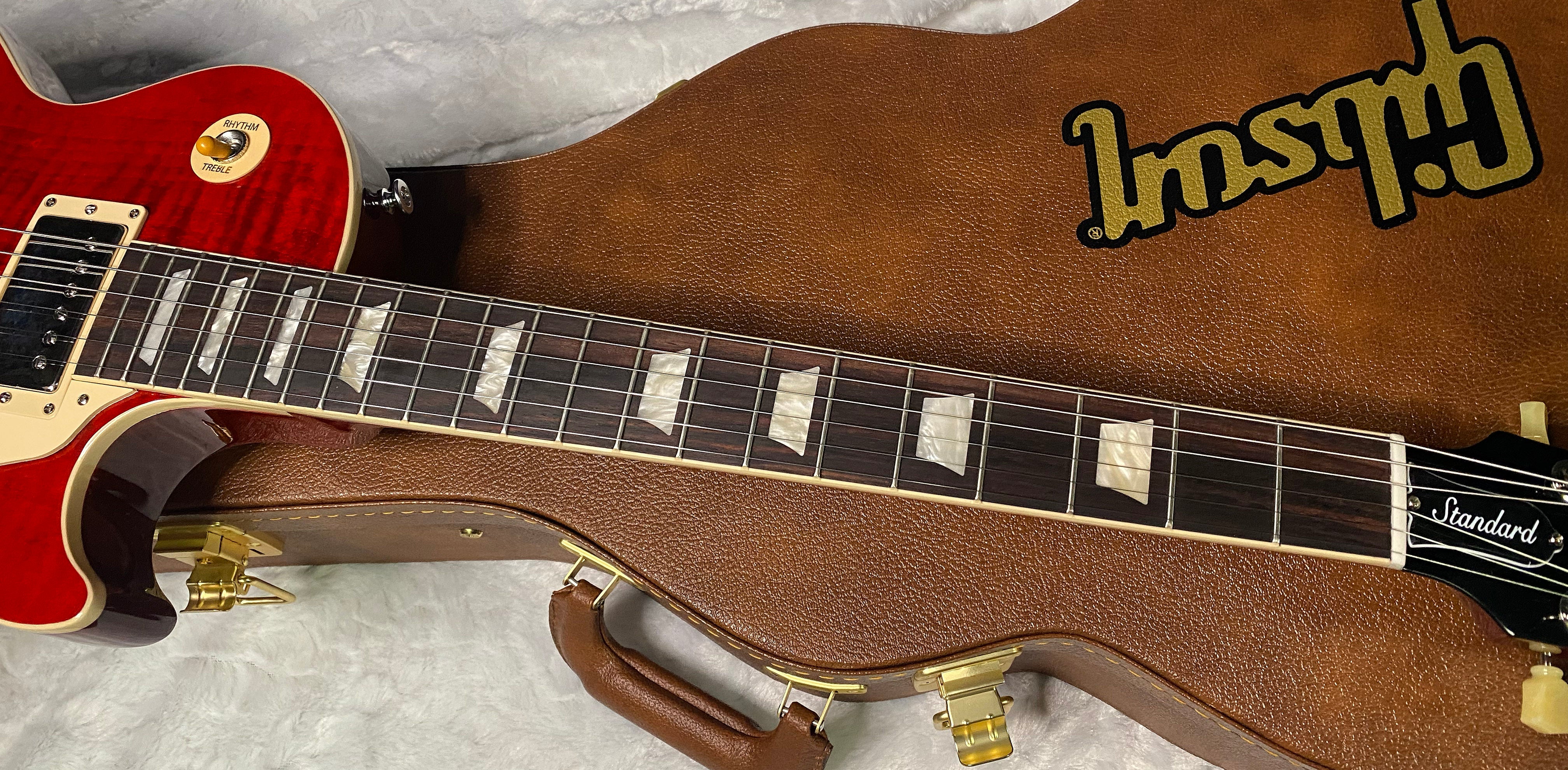 NEW ! Gibson Les Paul Standard '50s Sixties Cherry - Only 8.4 lbs - Amazing Flame Top - Authorized Dealer - G07436