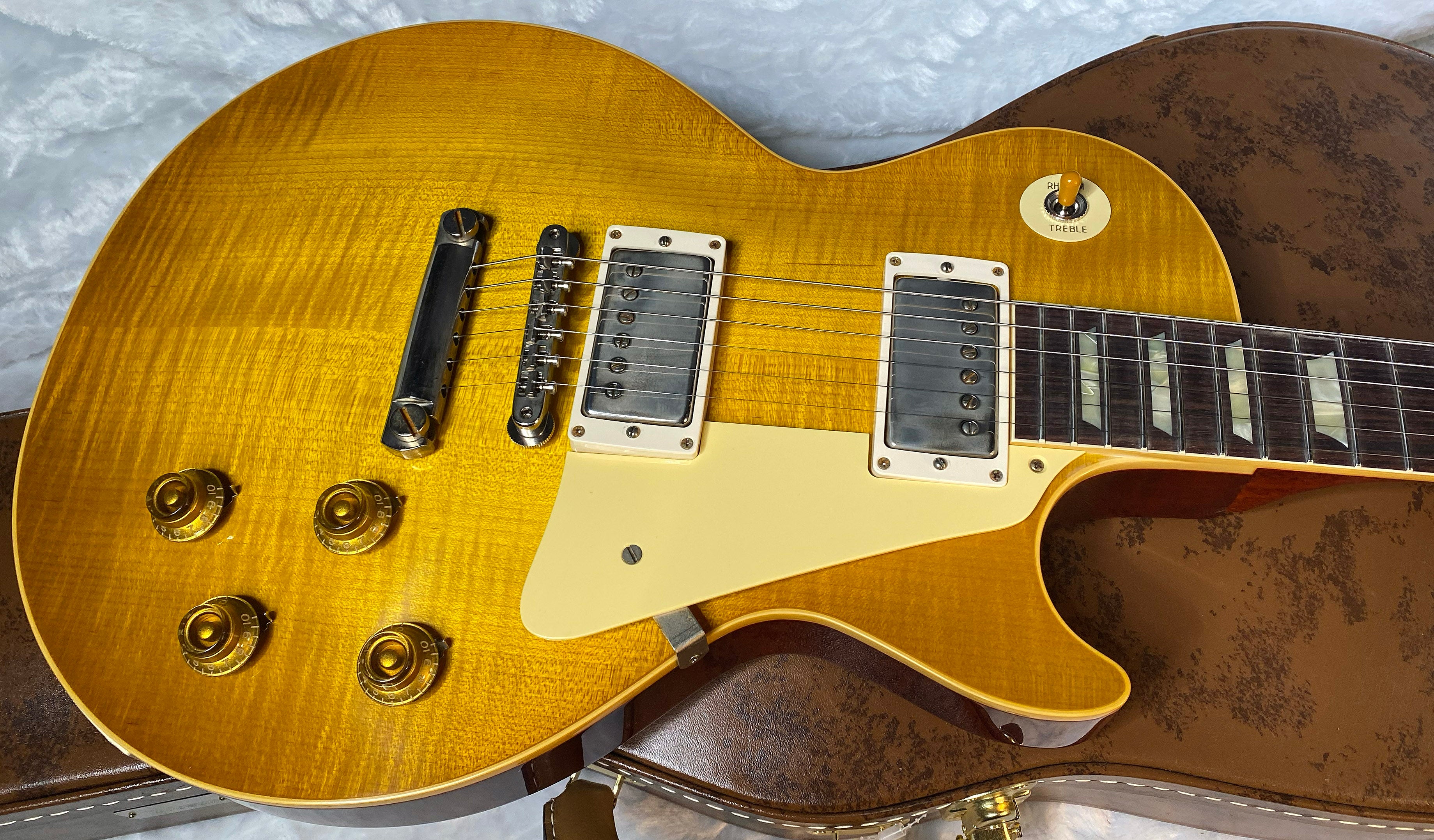 NEW ! Gibson Custom Shop '58 Les Paul Standard 1958 - Lemon Burst VOS - Nice Flame Top - Authorized Dealer -8.9lbs - G05997