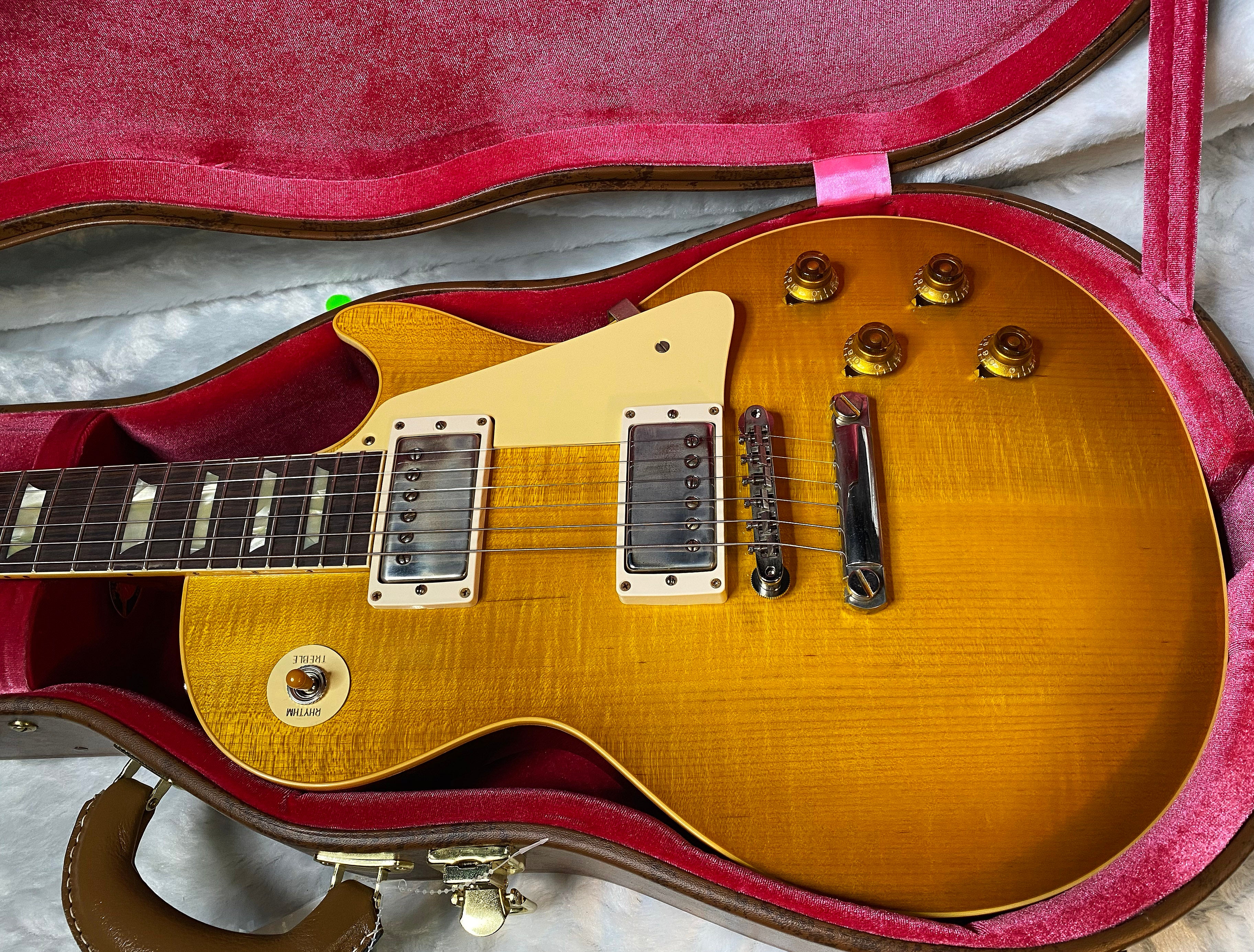 NEW ! Gibson Custom Shop '58 Les Paul Standard 1958 - Lemon Burst VOS - Nice Flame Top - Authorized Dealer -8.9lbs - G05997