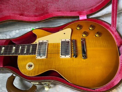 NEW ! Gibson Custom Shop '58 Les Paul Standard 1958 - Lemon Burst VOS - Nice Flame Top - Authorized Dealer -8.9lbs - G05997