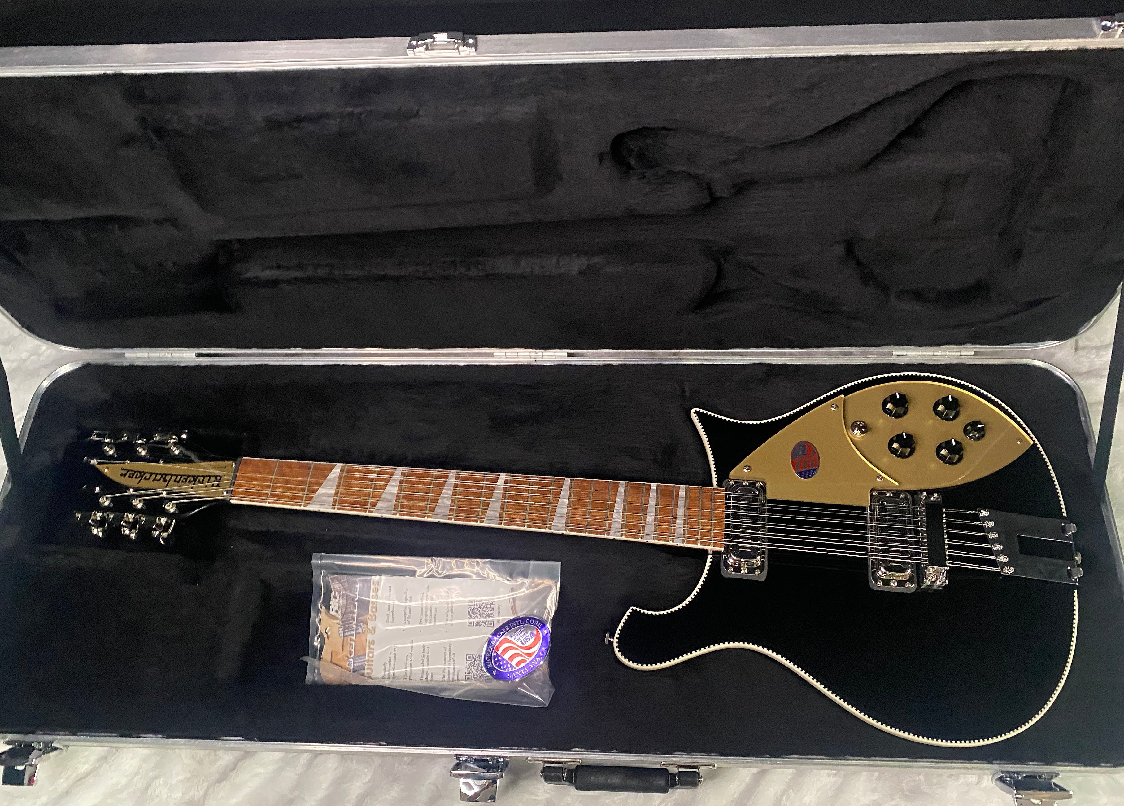 NEW! Rickenbacker 660/12 Jet Glo JG - 7.95lbs - 12-String - Authorized Dealer - G07442